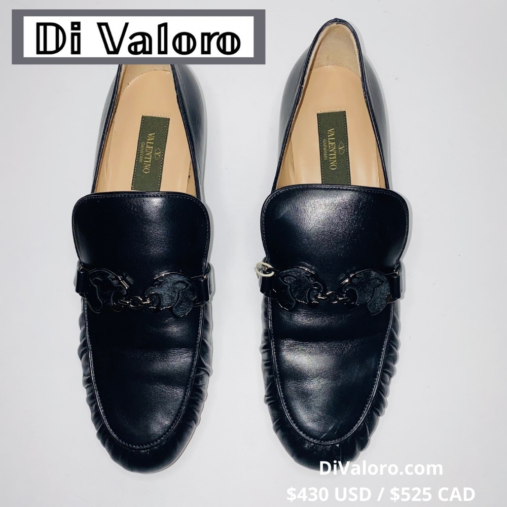 VALENTINO GARAVANI Genuine Calf Hair Bit Loafer